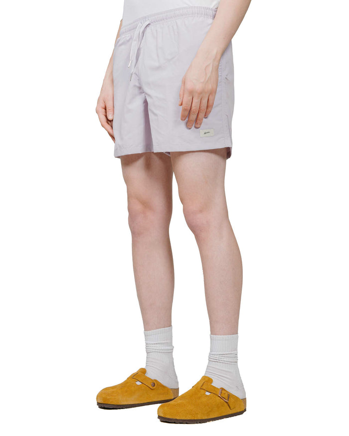 lost & found Bather Bather Solid Lavender Swim Trunk