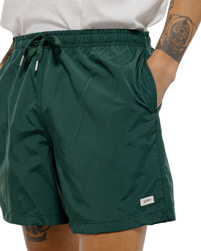 Bather Solid Pine Swim Trunk