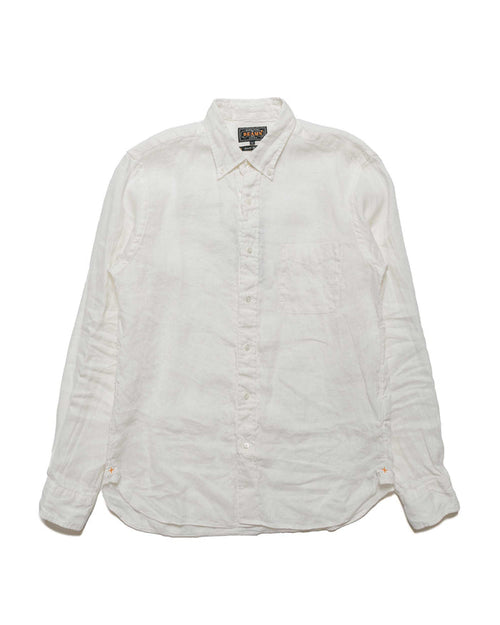lost & found Beams Plus Beams Plus B.D. Linen Oxford White