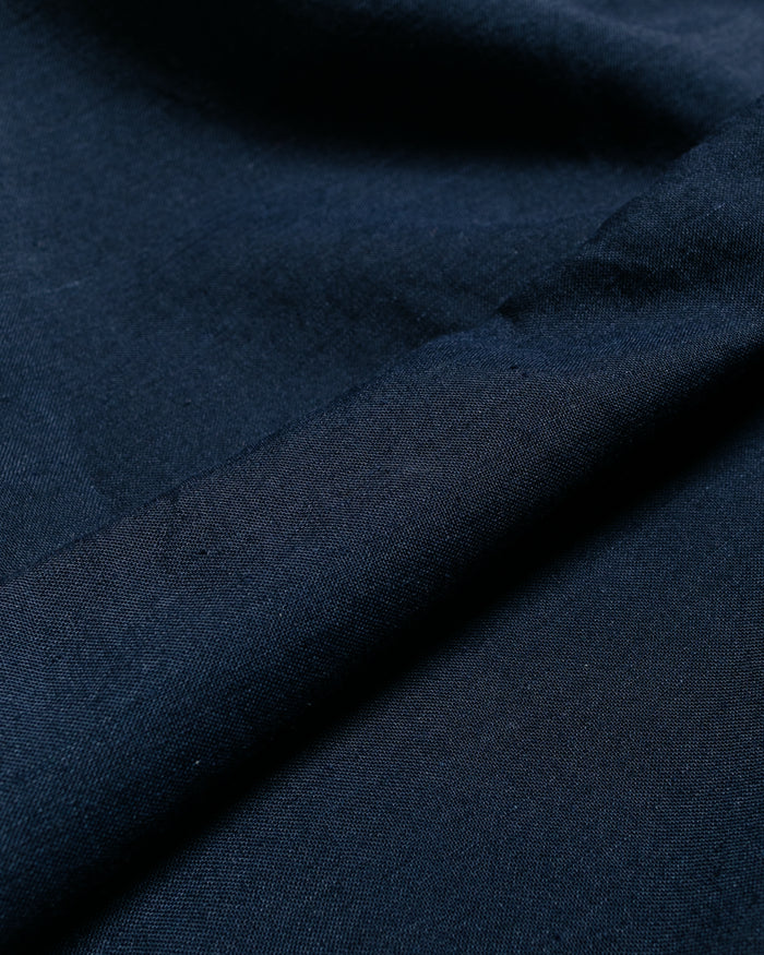 lost & found Beams Plus Beams Plus B.D. Short Sleeve COOLMAX® Linen Navy