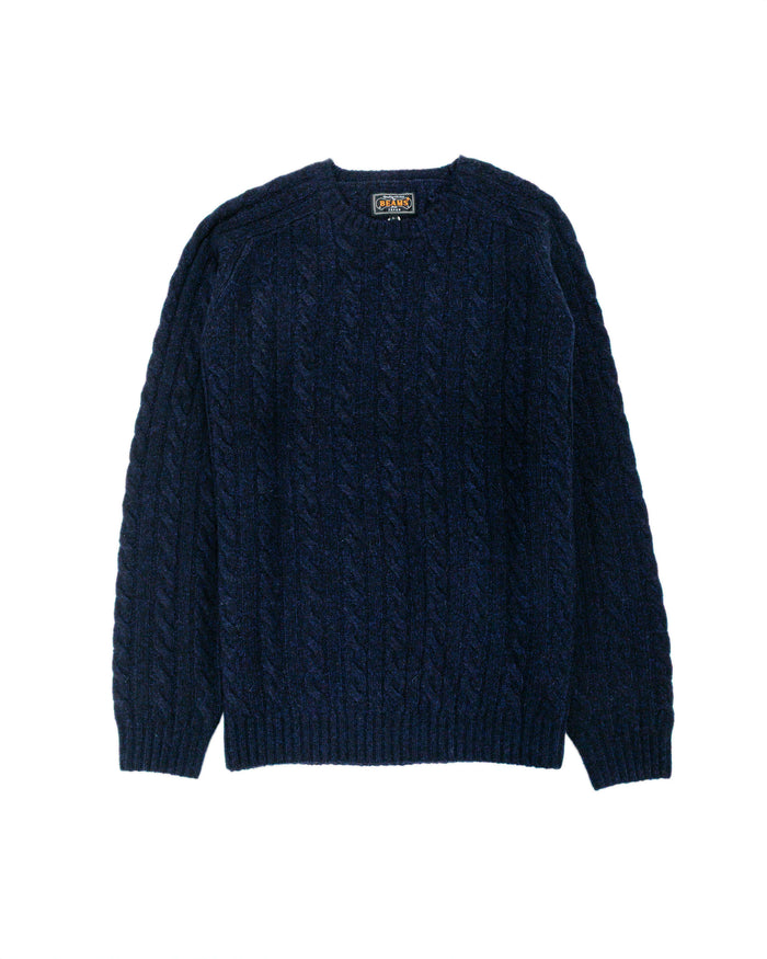 lost & found Beams Plus Beams Plus Cable Crew 5G Navy