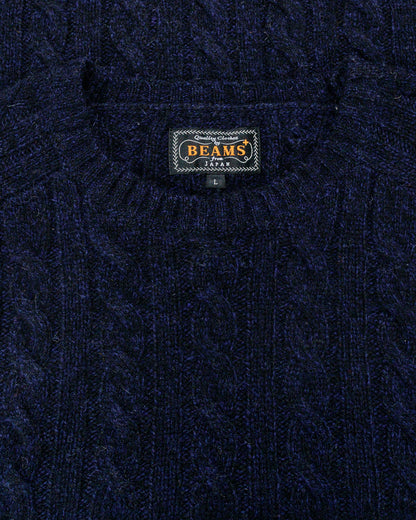 lost & found Beams Plus Beams Plus Cable Crew 5G Navy