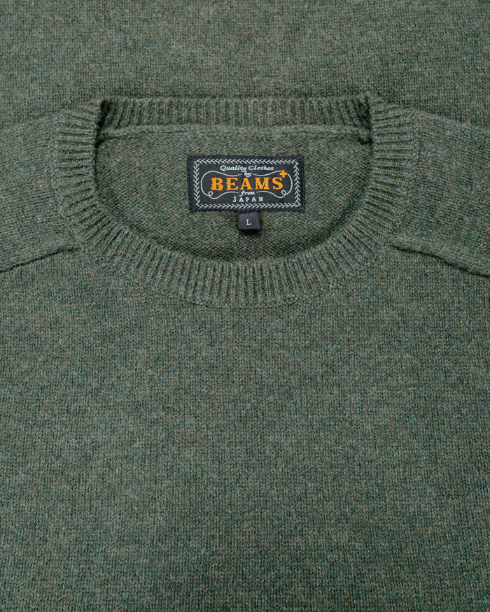 lost & found Beams Plus Beams Plus Crew 9G Green