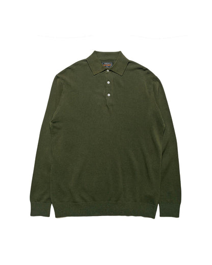 lost & found Beams Plus Beams Plus Knit Polo 12G Olive