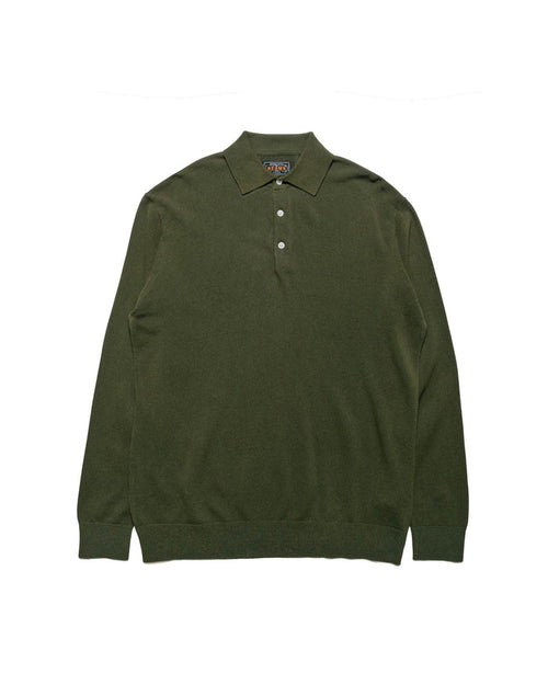 lost & found Beams Plus Beams Plus Knit Polo 12G Olive