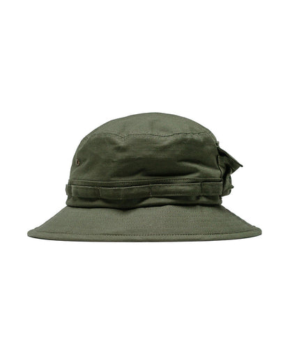 lost & found Beams Plus Beams Plus Lost & Found MIL Jungle Hat Cotton Ripstop Olive