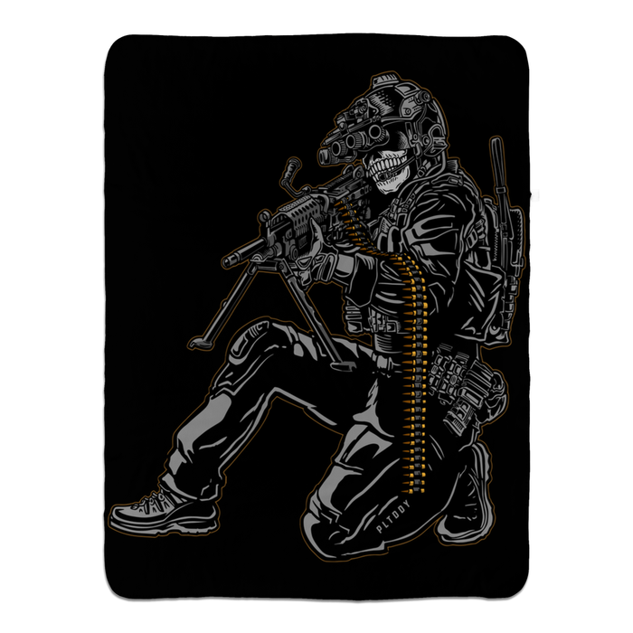 Belt Fed Fleece Blanket
