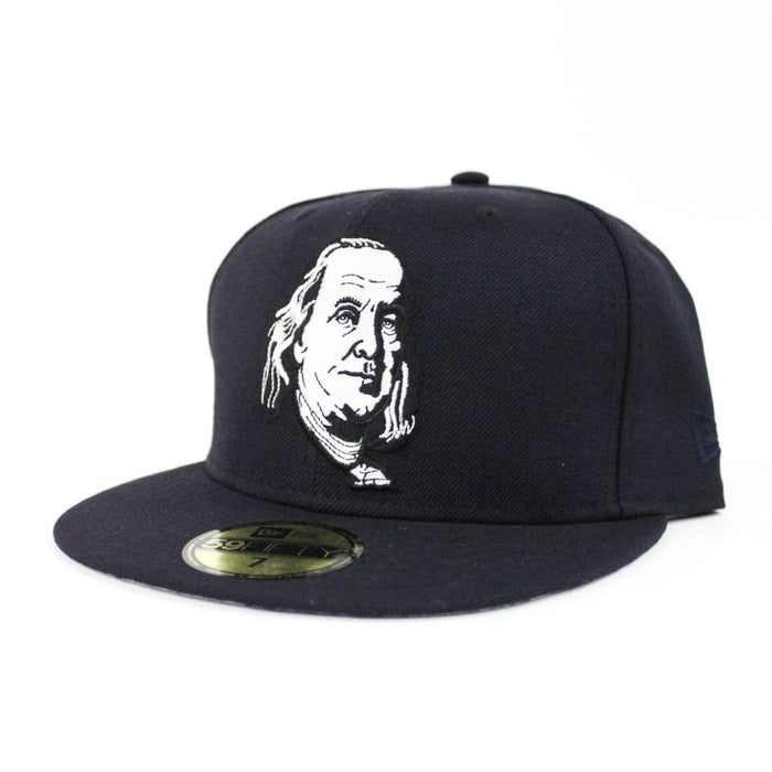 Benjamin Franklin New Era 59fifty Fitted Hat (Navy Gray Under Brim)