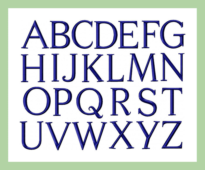 Block Letters  Comes in  6 sizes 1,1.5,2,2.5, AND 3 inch sizes