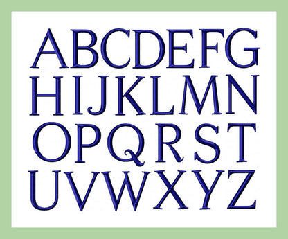 Block Letters  Comes in  6 sizes 1,1.5,2,2.5, AND 3 inch sizes