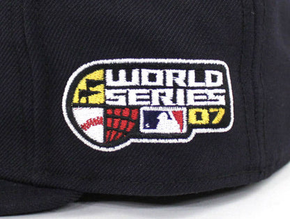 Boston Red Sox 2007 World Series New Era 59Fifty Fitted Hats (Navy)