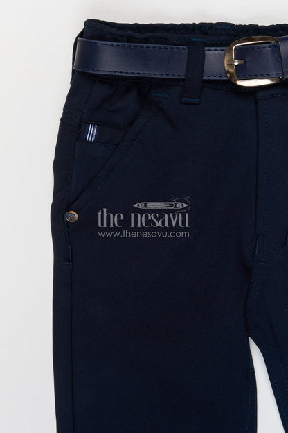 The Nesavu Boys Pant Boys Casual Cotton Pants for School and Daily Activities Nesavu Nesavu boys cotton pants for school and everyday casual outfits for kids