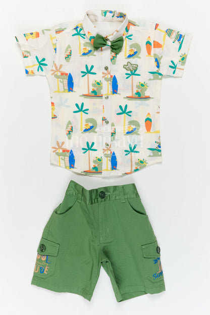 Boys Cotton Casual Set for Playtime and Summer Day Outings