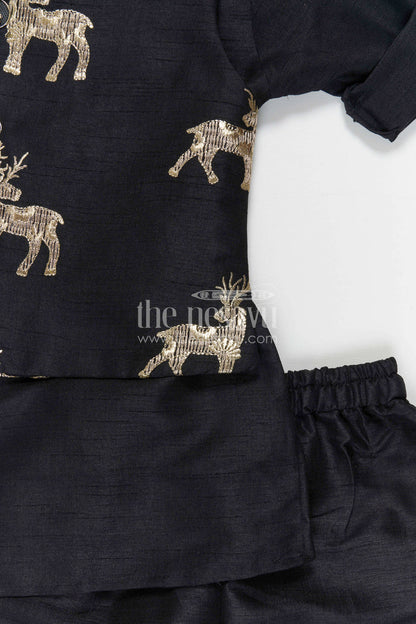 Boys Designer Jacket Set for Festive Occasions and Evening Events