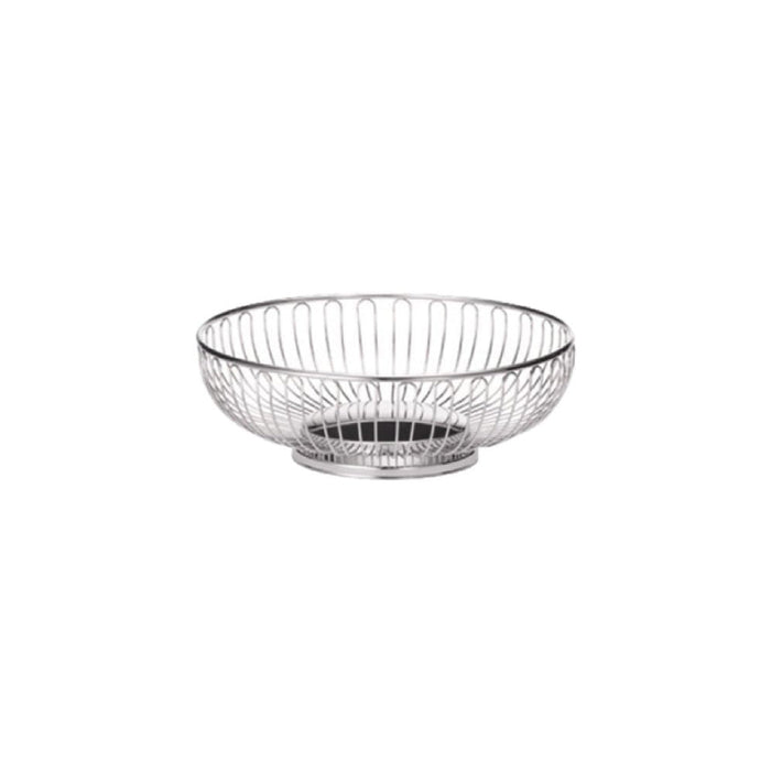 Bread Basket - 10" Round Silver