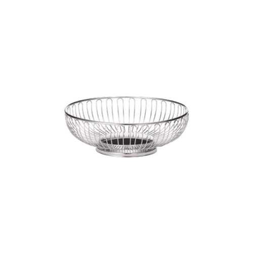 Bread Basket - 10" Round Silver