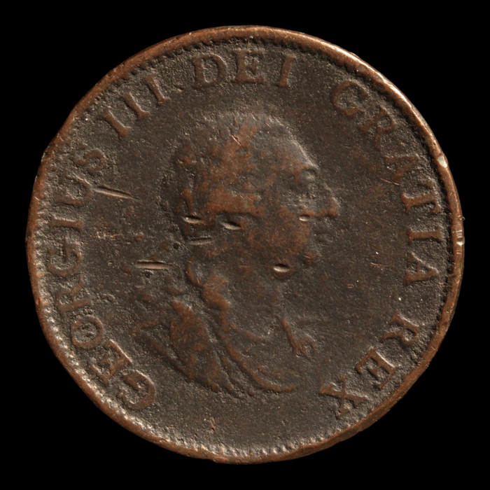 Britain, King George III, Halfpenny (3rd Issue) - 1799 - British Empire