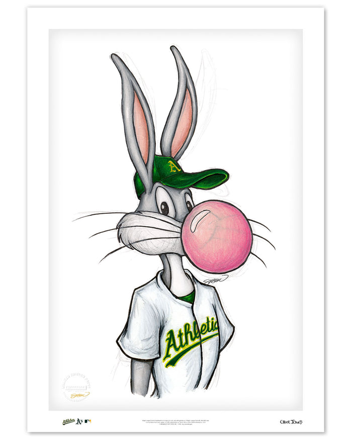 Bubblegum Bugs x MLB Athletics Limited Edition Art Print