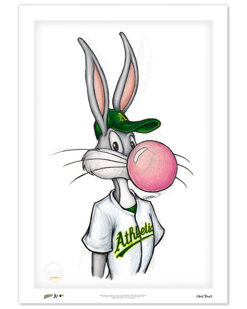 Bubblegum Bugs x MLB Athletics Limited Edition Art Print