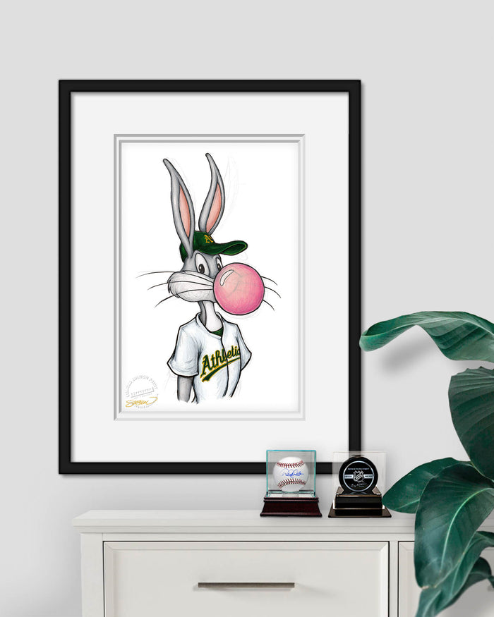 Bubblegum Bugs x MLB Athletics Limited Edition Art Print