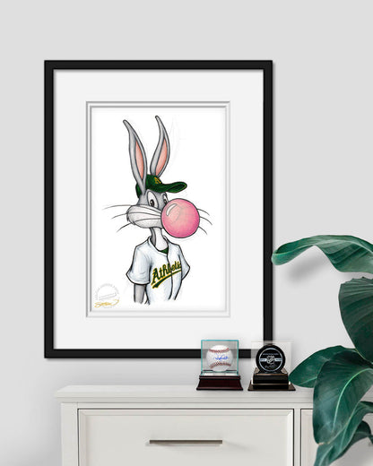 Bubblegum Bugs x MLB Athletics Limited Edition Art Print