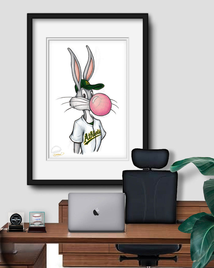 Bubblegum Bugs x MLB Athletics Limited Edition Art Print