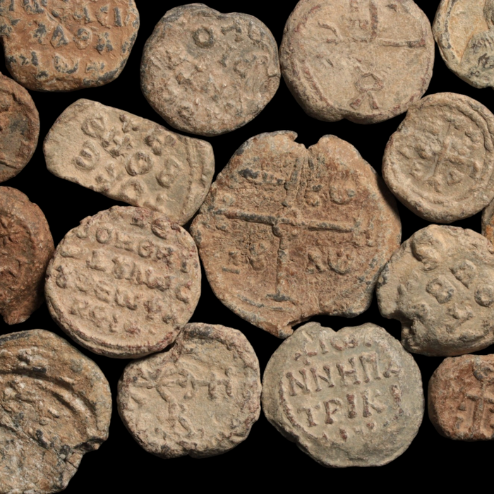 Byzantine Empire, Lead Document Seal - c. 500 to 1100 CE - Eastern Europe