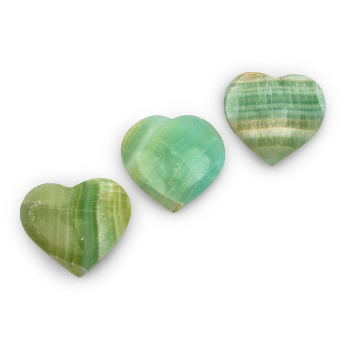 Calcite - Pistachio, Hearts