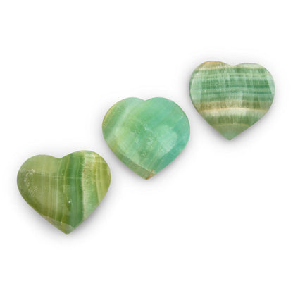 Calcite - Pistachio, Hearts