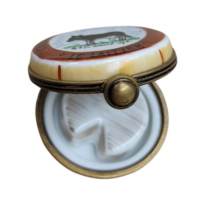 Camembert Cheese Porcelain Box Porcelain Limoges Food French Trinket Box