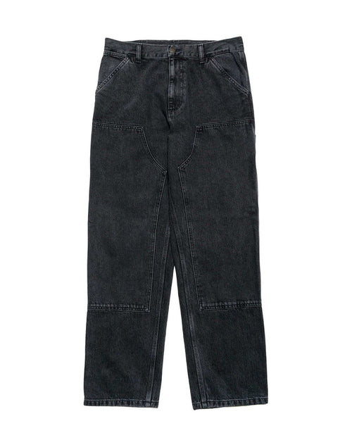 lost & found Carhartt Work In Progress Carhartt W.I.P. Double Knee Pant Denim Black Stone Washed