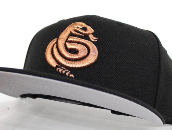 Chandler Diamondbacks Snake New Era 9Fifty Snapback Hat (Black Copper Gray Under Brim)