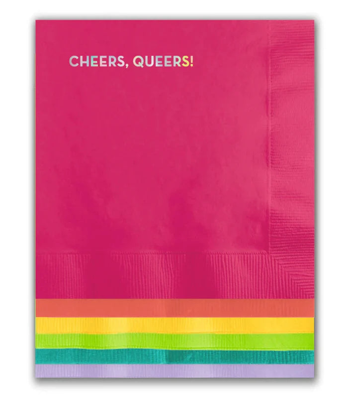 Cheers, Queers! Cocktail Napkins
