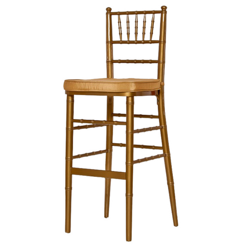 Chiavari Bar Stools, Gold