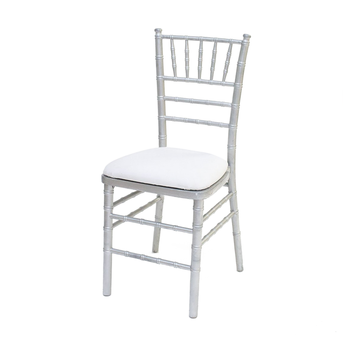 Chiavari Dining Chair: Silver