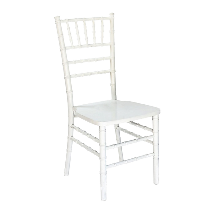 Chiavari Dining Chair: White
