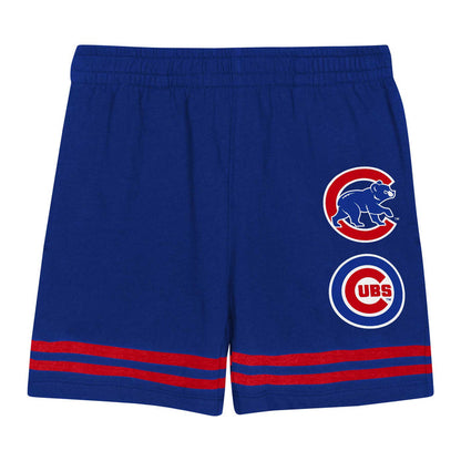Chicage Cubs Bonus Ball 2-Piece Toddler Short Set