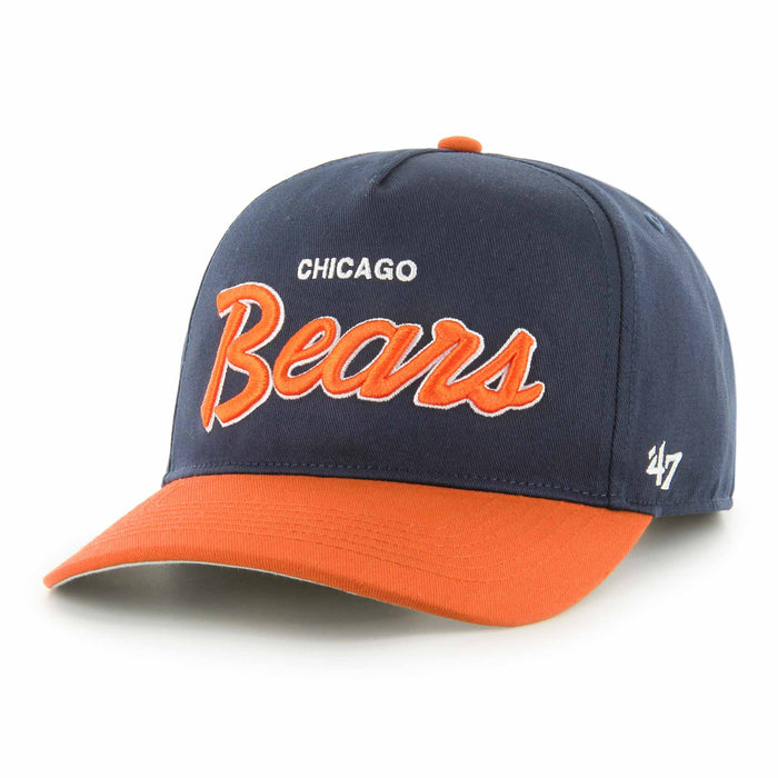 Chicago Bears 47 Brand Historic Navy Crosstown Basic Hitch Adjustable Cap