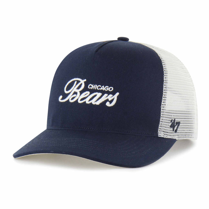 Chicago Bears 47 Brand Navy Foundational Mesh Hitch Adjustable Cap