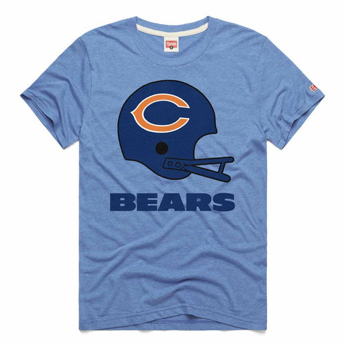 Chicago Bears Homage Big Helmet Short Sleeve T-Shirt