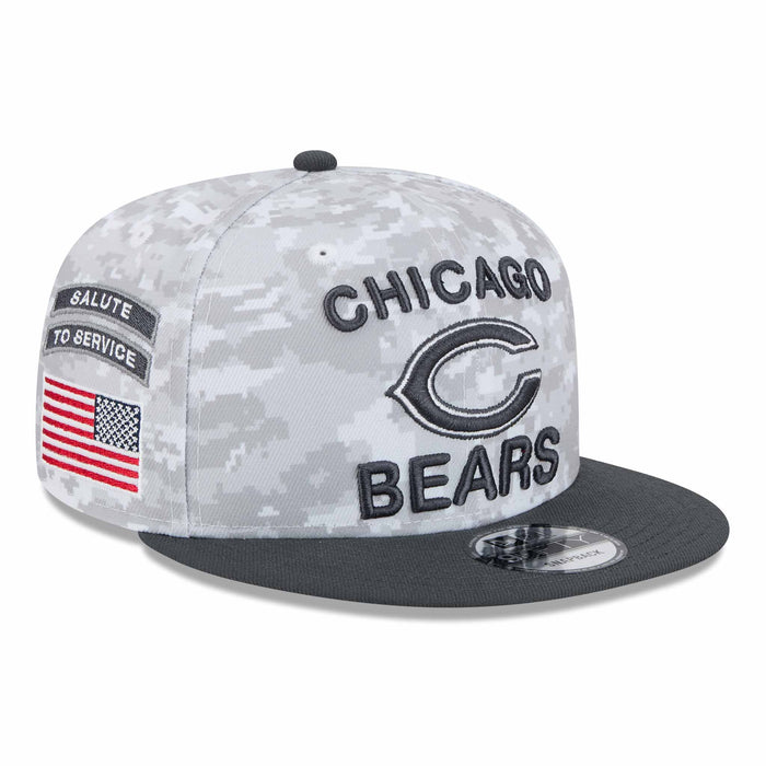 Chicago Bears New Era 2024 Salute To Service 9FIFTY Snap Back Cap