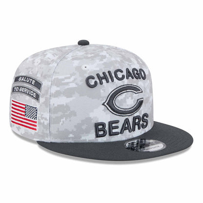 Chicago Bears New Era 2024 Salute To Service 9FIFTY Snap Back Cap
