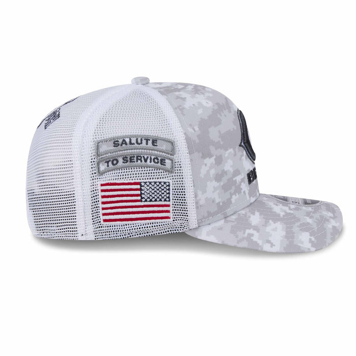 Chicago Bears New Era 2024 Salute To Service 9SEVENTY Stretch Snap Adjustable Cap