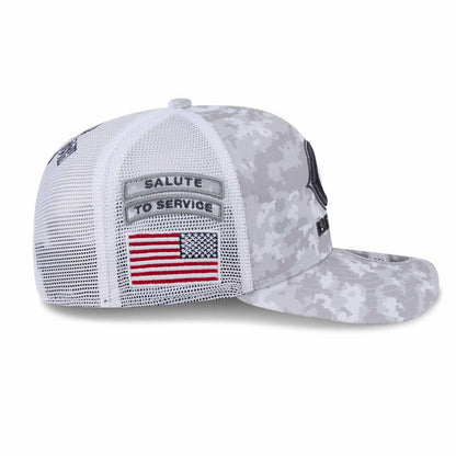 Chicago Bears New Era 2024 Salute To Service 9SEVENTY Stretch Snap Adjustable Cap