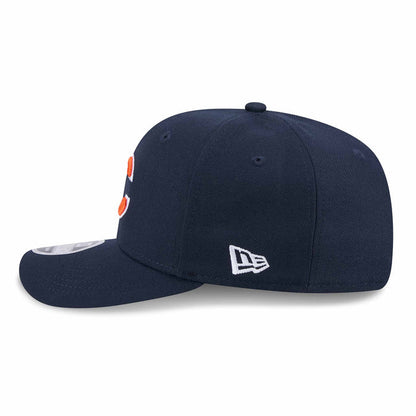 Chicago Bears New Era 9SEVENTY Navy C Stretch Snap Adjustable Cap