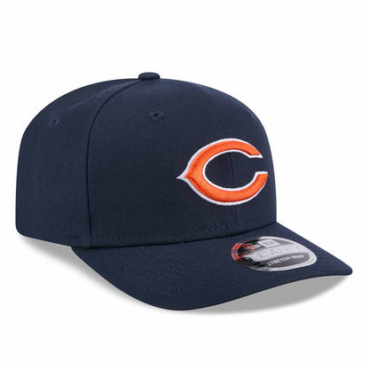 Chicago Bears New Era 9SEVENTY Navy C Stretch Snap Adjustable Cap