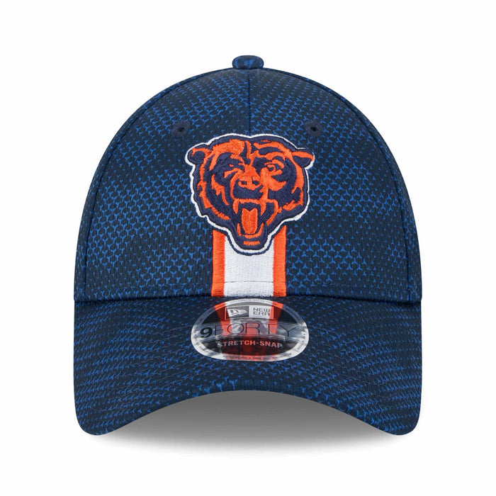 Chicago Bears New Era Sideline 9FORTY Bear Face Stretch Snap Adjustable Cap