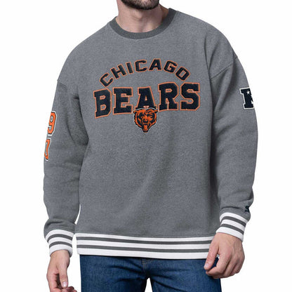 Chicago Bears Starter Huddle Crewneck Sweatshirt