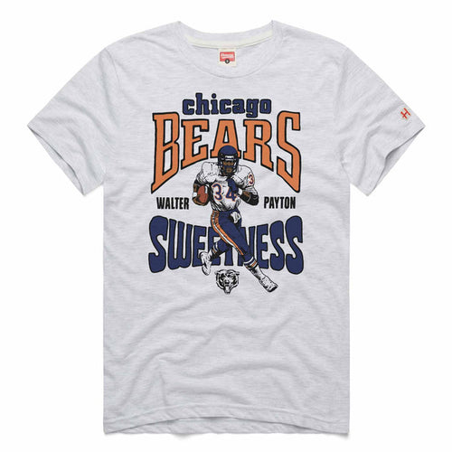 Chicago Bears Walter Payton Homage Sweetness Grey Short Sleeve T-Shirt