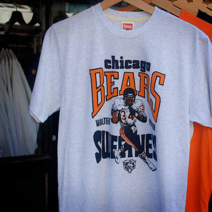 Chicago Bears Walter Payton Homage Sweetness Grey Short Sleeve T-Shirt